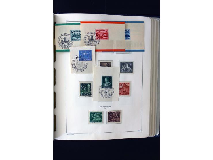 1872/1945, ungebrauchte und gestempelte Sammlung mit u.a. Mi.-Nr. 66II, 438-39, 456-58, 496-98, Bl.1 und 3 etc., dazu etwas B