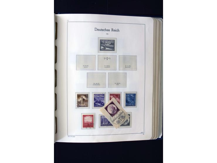 1872/1945, ungebrauchte und gestempelte Sammlung mit u.a. Mi.-Nr. 66II, 438-39, 456-58, 496-98, Bl.1 und 3 etc., dazu etwas B