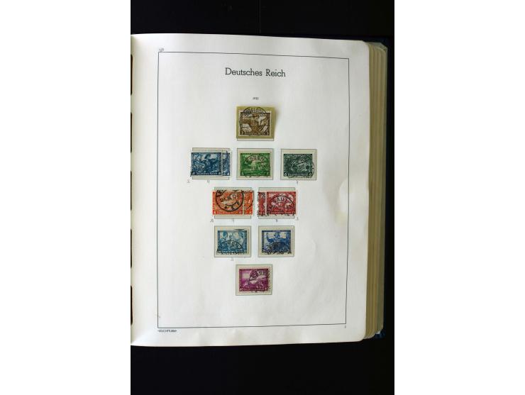 1872/1945, ungebrauchte und gestempelte Sammlung mit u.a. Mi.-Nr. 66II, 438-39, 456-58, 496-98, Bl.1 und 3 etc., dazu etwas B