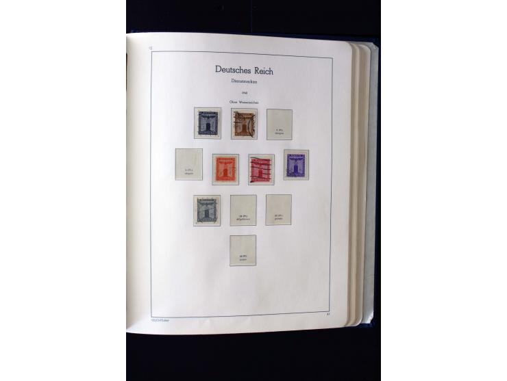 1872/1945, ungebrauchte und gestempelte Sammlung mit u.a. Mi.-Nr. 66II, 438-39, 456-58, 496-98, Bl.1 und 3 etc., dazu etwas B