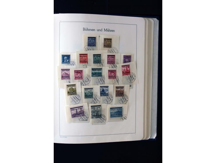 1872/1945, ungebrauchte und gestempelte Sammlung mit u.a. Mi.-Nr. 66II, 438-39, 456-58, 496-98, Bl.1 und 3 etc., dazu etwas B
