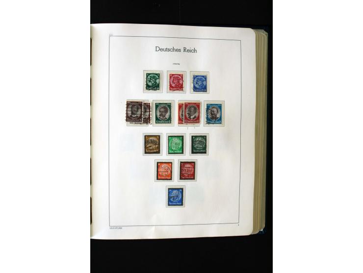 1872/1945, ungebrauchte und gestempelte Sammlung mit u.a. Mi.-Nr. 66II, 438-39, 456-58, 496-98, Bl.1 und 3 etc., dazu etwas B