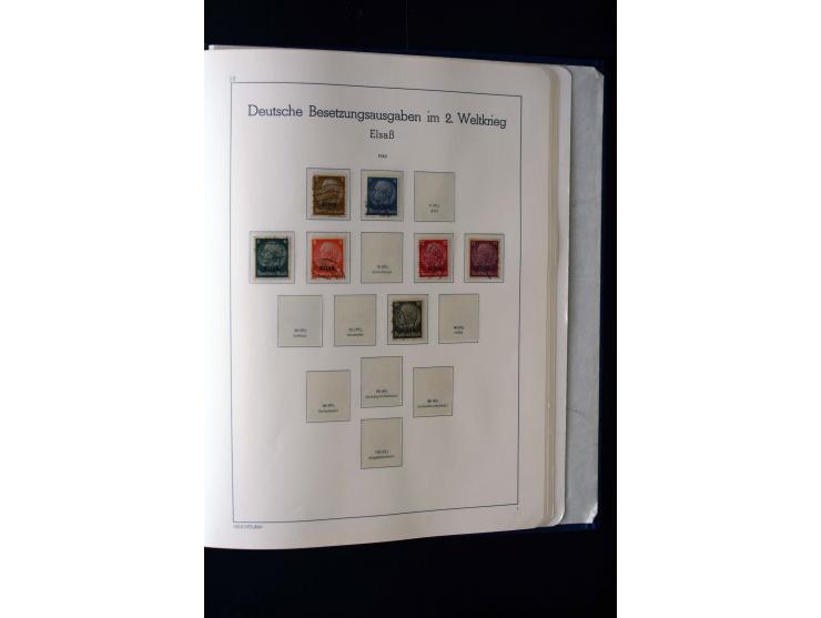 1872/1945, ungebrauchte und gestempelte Sammlung mit u.a. Mi.-Nr. 66II, 438-39, 456-58, 496-98, Bl.1 und 3 etc., dazu etwas B