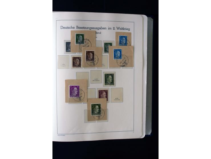 1872/1945, ungebrauchte und gestempelte Sammlung mit u.a. Mi.-Nr. 66II, 438-39, 456-58, 496-98, Bl.1 und 3 etc., dazu etwas B