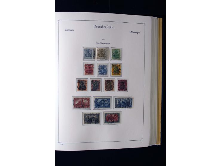 1872/1945, ungebrauchte und gestempelte Sammlung mit u.a. Mi.-Nr. 66II, 438-39, 456-58, 496-98, Bl.1 und 3 etc., dazu etwas B
