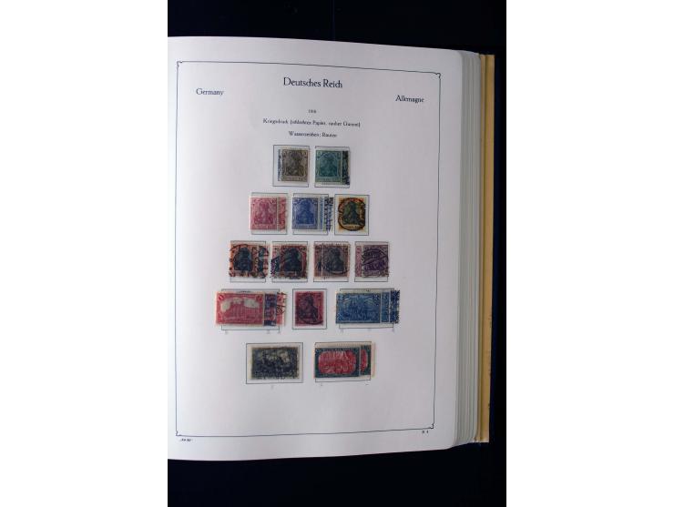 1872/1945, ungebrauchte und gestempelte Sammlung mit u.a. Mi.-Nr. 66II, 438-39, 456-58, 496-98, Bl.1 und 3 etc., dazu etwas B