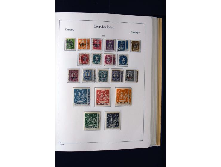 1872/1945, ungebrauchte und gestempelte Sammlung mit u.a. Mi.-Nr. 66II, 438-39, 456-58, 496-98, Bl.1 und 3 etc., dazu etwas B