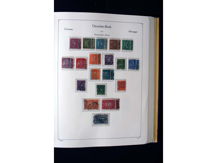 1872/1945, ungebrauchte und gestempelte Sammlung mit u.a. Mi.-Nr. 66II, 438-39, 456-58, 496-98, Bl.1 und 3 etc., dazu etwas B