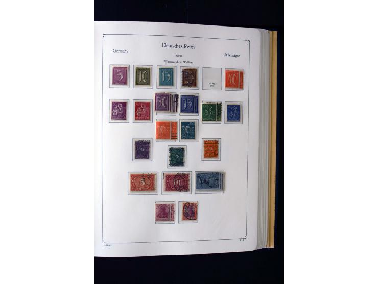 1872/1945, ungebrauchte und gestempelte Sammlung mit u.a. Mi.-Nr. 66II, 438-39, 456-58, 496-98, Bl.1 und 3 etc., dazu etwas B