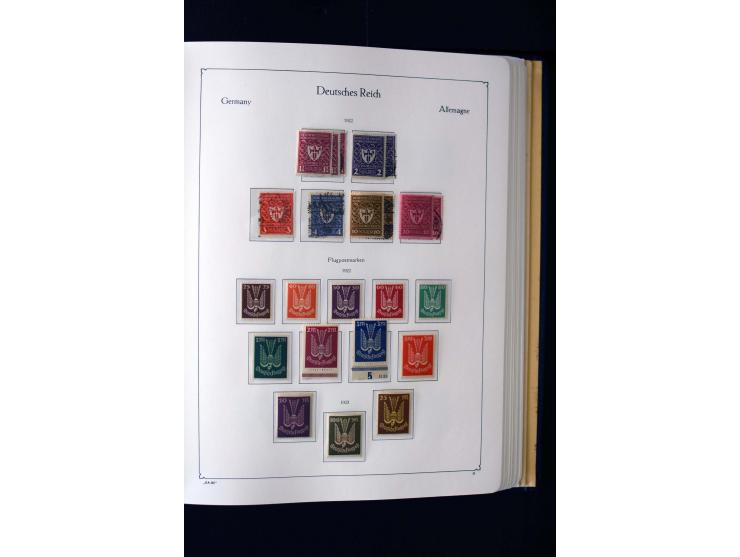 1872/1945, ungebrauchte und gestempelte Sammlung mit u.a. Mi.-Nr. 66II, 438-39, 456-58, 496-98, Bl.1 und 3 etc., dazu etwas B