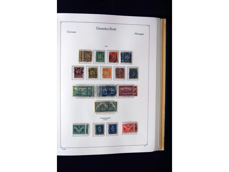 1872/1945, ungebrauchte und gestempelte Sammlung mit u.a. Mi.-Nr. 66II, 438-39, 456-58, 496-98, Bl.1 und 3 etc., dazu etwas B