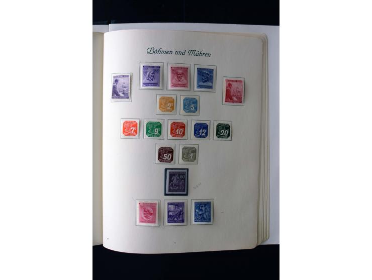 1872/1945, ungebrauchte und gestempelte Sammlung mit u.a. Mi.-Nr. 66, 438-39, 456-58, Bl.1, 496-98, Bl.3 etc., dazu etwas Bes