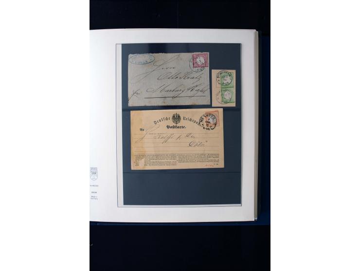 1872/1945, ungebrauchte und gestempelte Sammlung mit u.a. Mi.-Nr. 66, 438-39, 456-58, Bl.1, 496-98, Bl.3 etc., dazu etwas Bes
