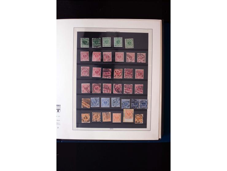 1872/1945, ungebrauchte und gestempelte Sammlung mit u.a. Mi.-Nr. 66, 438-39, 456-58, Bl.1, 496-98, Bl.3 etc., dazu etwas Bes