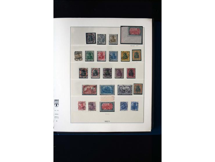 1872/1945, ungebrauchte und gestempelte Sammlung mit u.a. Mi.-Nr. 66, 438-39, 456-58, Bl.1, 496-98, Bl.3 etc., dazu etwas Bes