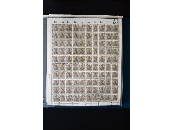 1872/1945, ungebrauchte und gestempelte Sammlung mit u.a. Mi.-Nr. 66, 438-39, 456-58, Bl.1, 496-98, Bl.3 etc., dazu etwas Bes