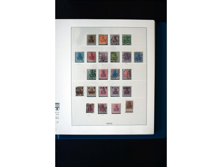 1872/1945, ungebrauchte und gestempelte Sammlung mit u.a. Mi.-Nr. 66, 438-39, 456-58, Bl.1, 496-98, Bl.3 etc., dazu etwas Bes