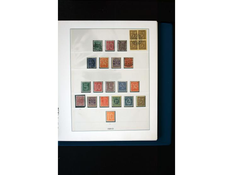 1872/1945, ungebrauchte und gestempelte Sammlung mit u.a. Mi.-Nr. 66, 438-39, 456-58, Bl.1, 496-98, Bl.3 etc., dazu etwas Bes