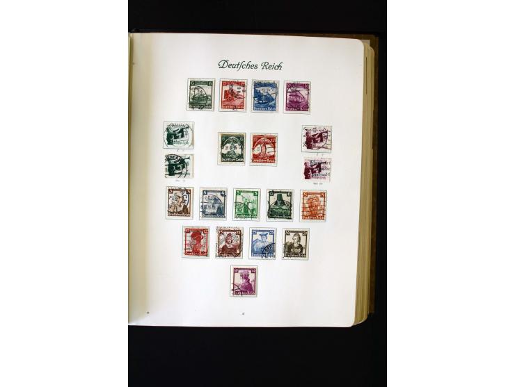 1872/1945, ungebrauchte und gestempelte Sammlung mit u.a. Bl.1, 2 (Randmängel), Dienst, Zusammendrucke etc.