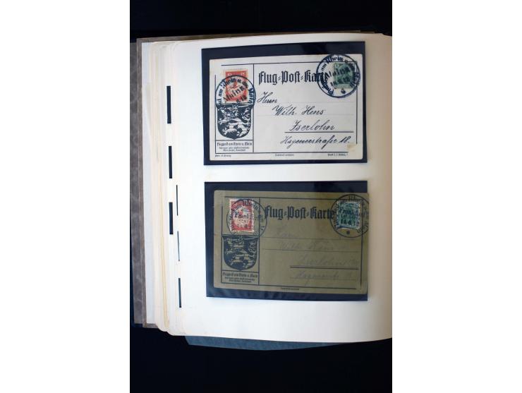 1872/1945, ungebrauchte und gestempelte Sammlung mit u.a. Bl.1, 2 (Randmängel), Dienst, Zusammendrucke etc.