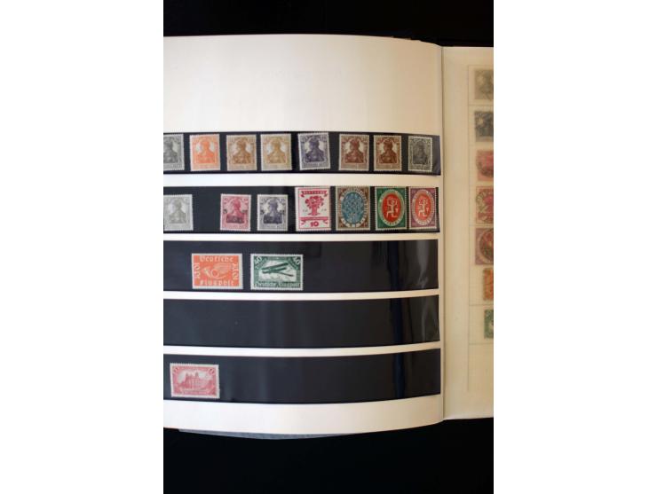 1872/1945, ungebrauchte und gestempelte Sammlung mit u.a. Bl.1, 2 (Randmängel), Dienst, Zusammendrucke etc.