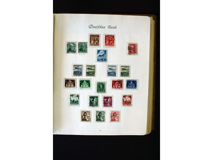 1872/1945, ungebrauchte und gestempelte Sammlung mit u.a. Bl.1, 2 (Randmängel), Dienst, Zusammendrucke etc.
