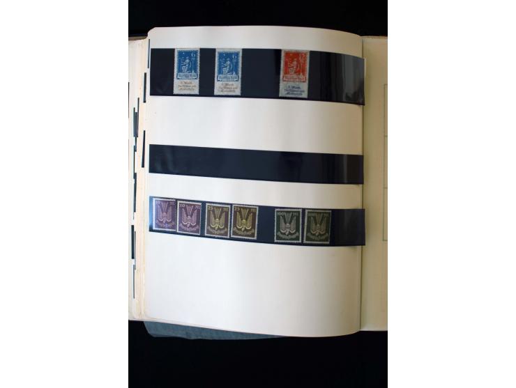 1872/1945, ungebrauchte und gestempelte Sammlung mit u.a. Bl.1, 2 (Randmängel), Dienst, Zusammendrucke etc.