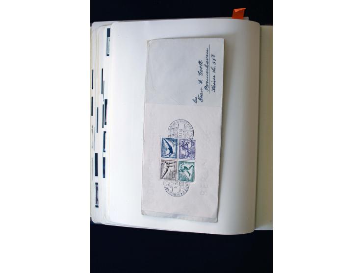 1872/1945, ungebrauchte und gestempelte Sammlung mit u.a. Bl.1, 2 (Randmängel), Dienst, Zusammendrucke etc.