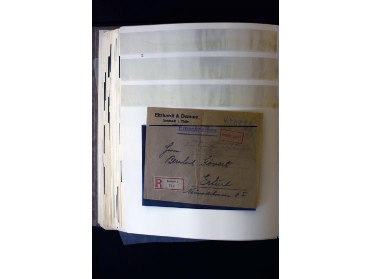 1872/1945, ungebrauchte und gestempelte Sammlung mit u.a. Bl.1, 2 (Randmängel), Dienst, Zusammendrucke etc.