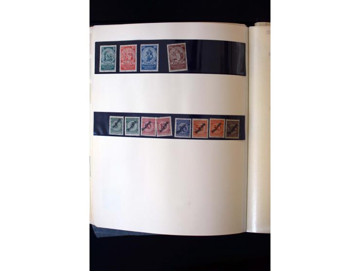 1872/1945, ungebrauchte und gestempelte Sammlung mit u.a. Bl.1, 2 (Randmängel), Dienst, Zusammendrucke etc.