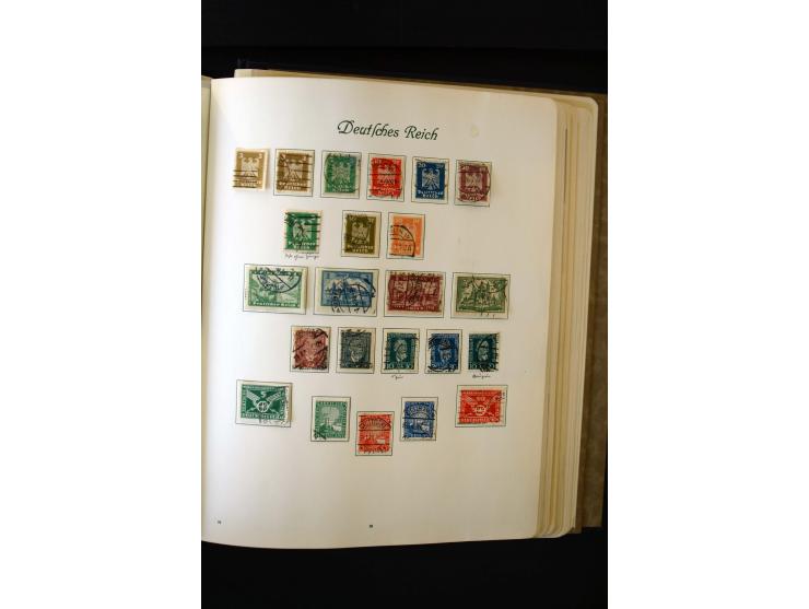 1872/1945, ungebrauchte und gestempelte Sammlung mit u.a. Bl.1, 2 (Randmängel), Dienst, Zusammendrucke etc.