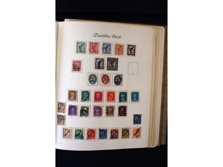 1872/1945, ungebrauchte und gestempelte Sammlung mit u.a. Bl.1, 2 (Randmängel), Dienst, Zusammendrucke etc.