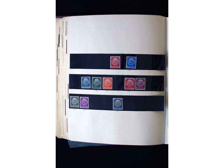 1872/1945, ungebrauchte und gestempelte Sammlung mit u.a. Bl.1, 2 (Randmängel), Dienst, Zusammendrucke etc.