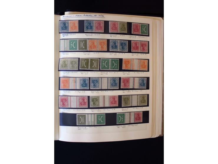 1872/1945, ungebrauchte und gestempelte Sammlung mit u.a. Bl.1, 2 (Randmängel), Dienst, Zusammendrucke etc.
