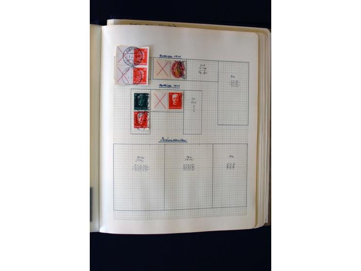 1872/1945, ungebrauchte und gestempelte Sammlung mit u.a. Bl.1, 2 (Randmängel), Dienst, Zusammendrucke etc.