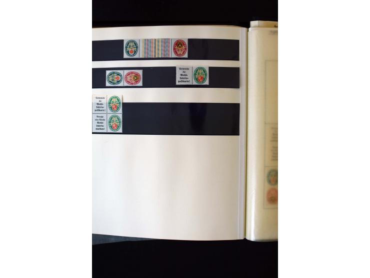 1872/1945, ungebrauchte und gestempelte Sammlung mit u.a. Bl.1, 2 (Randmängel), Dienst, Zusammendrucke etc.