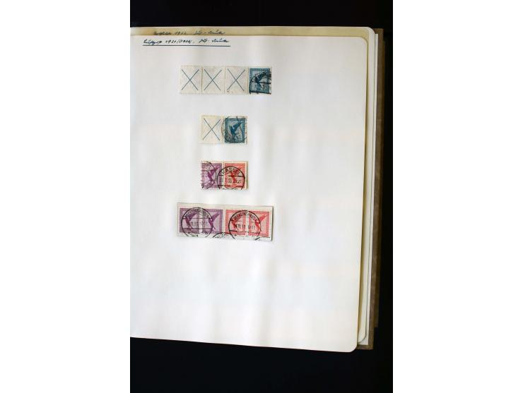 1872/1945, ungebrauchte und gestempelte Sammlung mit u.a. Bl.1, 2 (Randmängel), Dienst, Zusammendrucke etc.