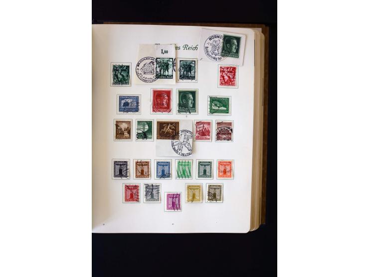 1872/1945, ungebrauchte und gestempelte Sammlung mit u.a. Bl.1, 2 (Randmängel), Dienst, Zusammendrucke etc.