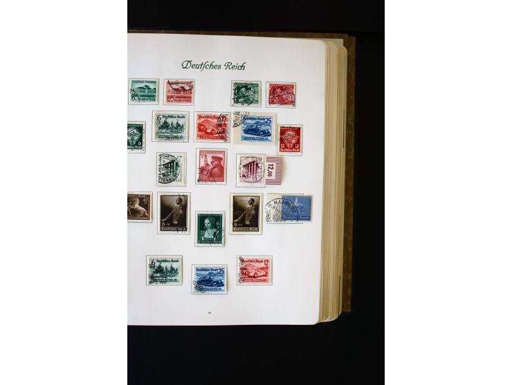 1872/1945, ungebrauchte und gestempelte Sammlung mit u.a. Bl.1, 2 (Randmängel), Dienst, Zusammendrucke etc.