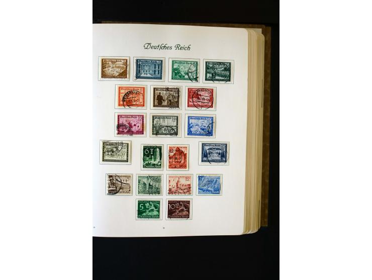 1872/1945, ungebrauchte und gestempelte Sammlung mit u.a. Bl.1, 2 (Randmängel), Dienst, Zusammendrucke etc.