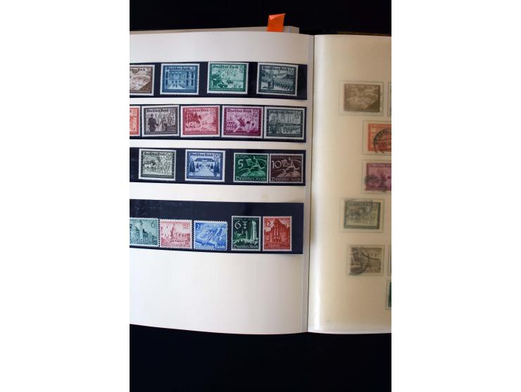 1872/1945, ungebrauchte und gestempelte Sammlung mit u.a. Bl.1, 2 (Randmängel), Dienst, Zusammendrucke etc.