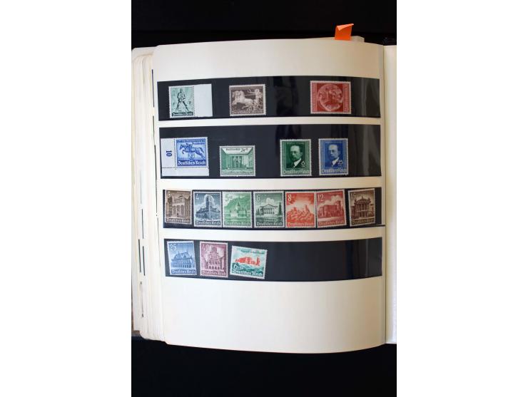 1872/1945, ungebrauchte und gestempelte Sammlung mit u.a. Bl.1, 2 (Randmängel), Dienst, Zusammendrucke etc.