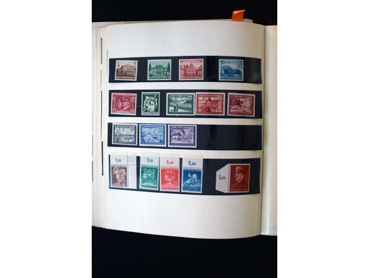 1872/1945, ungebrauchte und gestempelte Sammlung mit u.a. Bl.1, 2 (Randmängel), Dienst, Zusammendrucke etc.