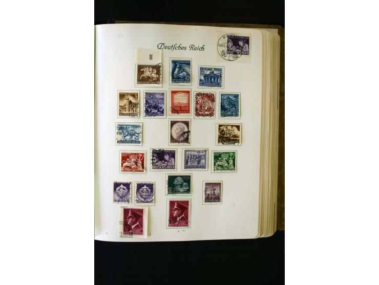 1872/1945, ungebrauchte und gestempelte Sammlung mit u.a. Bl.1, 2 (Randmängel), Dienst, Zusammendrucke etc.