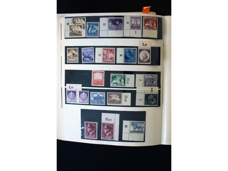 1872/1945, ungebrauchte und gestempelte Sammlung mit u.a. Bl.1, 2 (Randmängel), Dienst, Zusammendrucke etc.