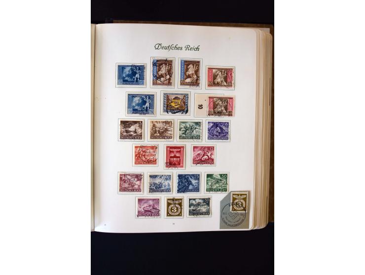 1872/1945, ungebrauchte und gestempelte Sammlung mit u.a. Bl.1, 2 (Randmängel), Dienst, Zusammendrucke etc.