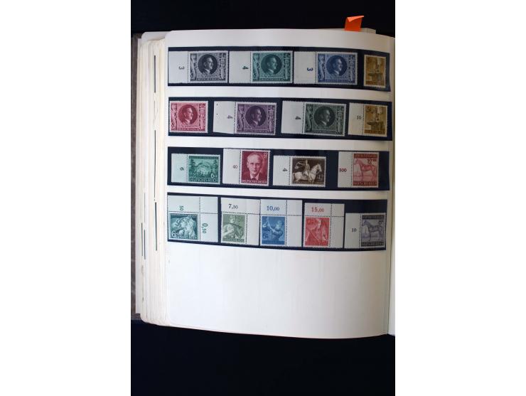1872/1945, ungebrauchte und gestempelte Sammlung mit u.a. Bl.1, 2 (Randmängel), Dienst, Zusammendrucke etc.