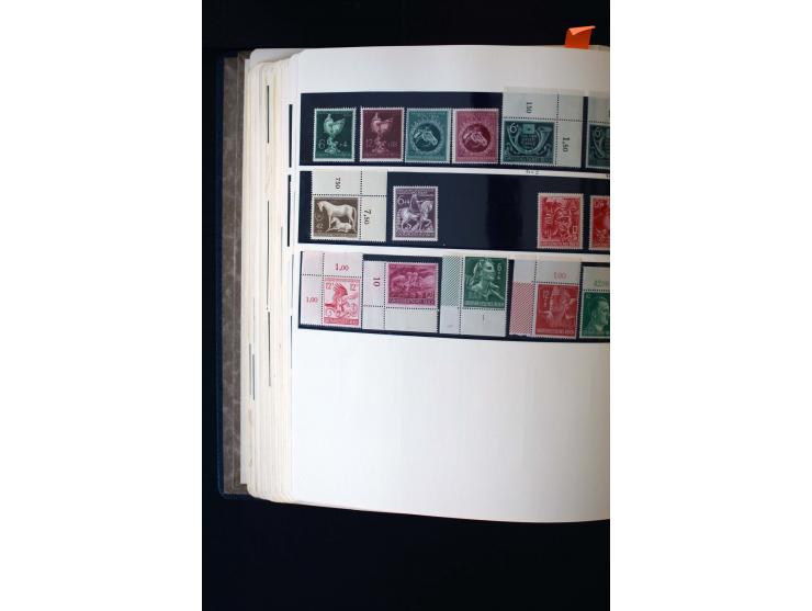 1872/1945, ungebrauchte und gestempelte Sammlung mit u.a. Bl.1, 2 (Randmängel), Dienst, Zusammendrucke etc.