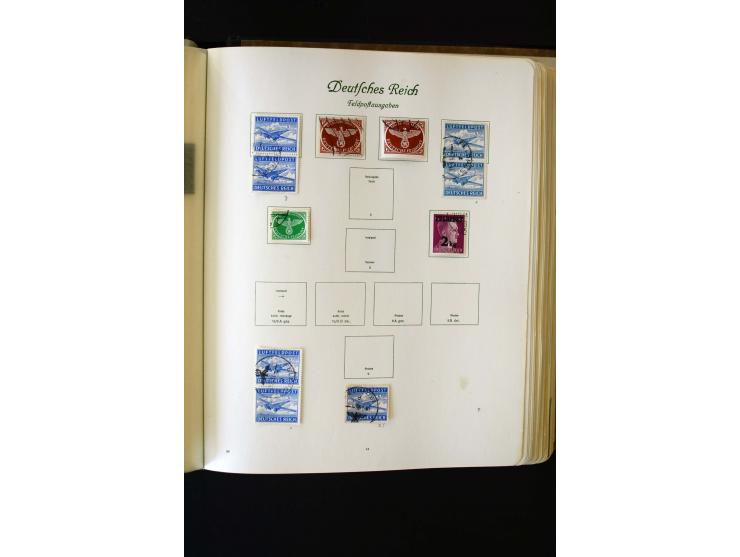 1872/1945, ungebrauchte und gestempelte Sammlung mit u.a. Bl.1, 2 (Randmängel), Dienst, Zusammendrucke etc.