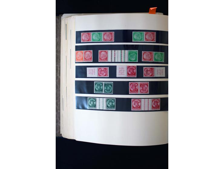 1872/1945, ungebrauchte und gestempelte Sammlung mit u.a. Bl.1, 2 (Randmängel), Dienst, Zusammendrucke etc.